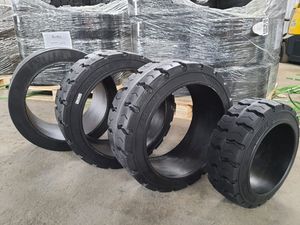 21 x7 x 15 לחץ על צמיגים כרית מוצק עם מחיר טוב באיכות גבוהה עבור מלגזות חשמליות שימוש - Product Image 6