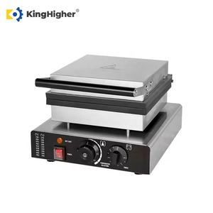 <span class=keywords><strong>Gaufrier</strong></span> électrique commercial 4 tranches en acier inoxydable, forme papillon, avec thermostat réglable, minuterie et grande capacité - Product Image 2