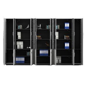 Archivador alto moderno de madera para placa de oficina, librería financiera, casillero de personal con acero, 2 puertas, 4 puertas, 8 puertas - Product Image 3