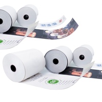 Papier pour caisse enregistreuse 57 mm 80 mm 80 mm x 80 mm Rouleau de papier thermique pour caisse enregistreuse et terminal de point de vente