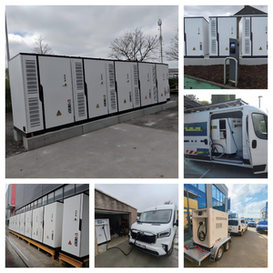 Cargador de CC para vehículos eléctricos integrado en batería de 209 kWh y 240 kW, estación de solución energética EP con almacenamiento para reducción de pico de consumo para áreas con restricciones de red - Product Image 5