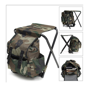 2022 Fishing Chair Bag Outdoor Portable Folding Stool <b>Backpack</b> Fishing Tackle High Strength Large Capacity <b>Foldable</b> Bag - Product Image 2