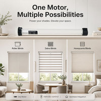 Moteur tubulaire rechargeable GM25 0,4 Nm à positionnement précis pour stores motorisés, stores zébrés et stores alvéolés