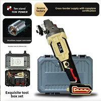 Meuleuse d'angle sans balais de qualité industrielle Desert Storm, dernière génération, haute puissance, avec batterie au lithium 4.0/6.0Ah et commutation mécanique