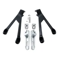 DF MOTO Repose-pieds arrière en aluminium pour passager et repose-pieds pour M1000RR 2020-2024/S1000RR 2019-2024 - Rétrofit/Amélioration Nouveau
