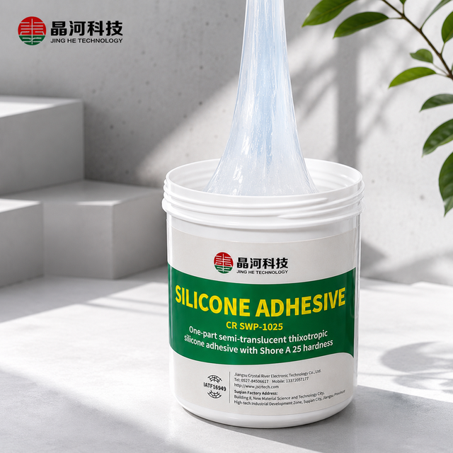 Solvent Free Two-Part Silicone Encapsulant with 1:1 Mix Ratio Silicone Waterproof Potting Adhesive for Fiber Optic Cable