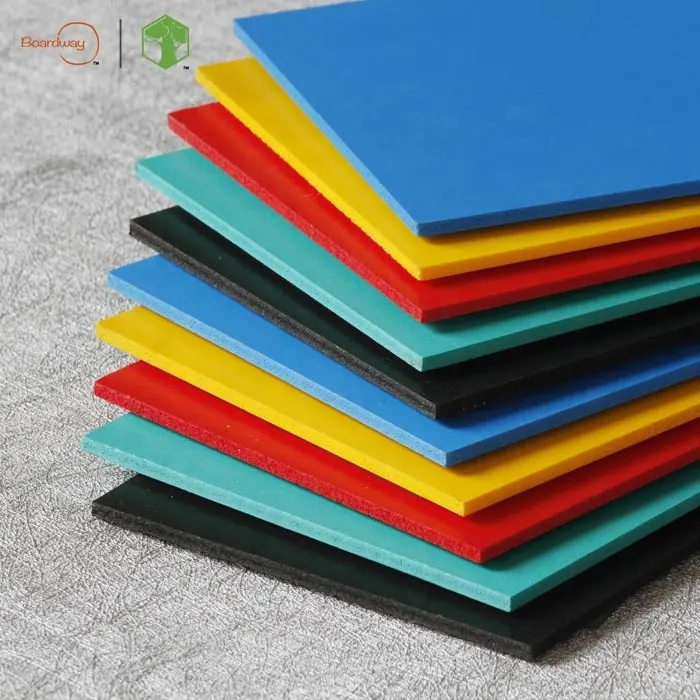 Factory Price Large Colored 5x10 Flexible Plastic Sheets Cellular PVC/PVC Free Foam Board