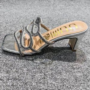 Sandalias de Tacón Doradas con Diseño de Serpiente, Elegantes para Mujer, Tacones de Aguja Sexys para Verano 2024 - Product Image 3