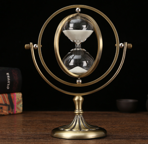 Ampulheta de vidro brilhante, temporizador estético simples, restaurante de contagem regressiva, hotel nórdico, <span class=keywords><strong>15</strong></span> minutos de ampulheta - Product Image 2