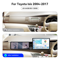 ZWNAV Écran 13,1''+12,3'' pour Toyota ISIS 2004-2017 Android 15 Carplay Autoradio DSP GPS Multimédia Stéréo 4G WiFi OEM