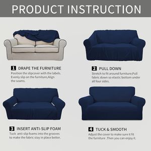 Velvet <b>Sofa</b> Cover Beige Quality <b>Sofa</b> Cover Perfect Fitting Loveseat Couch <b>Sofa</b> Cover - Product Image 4