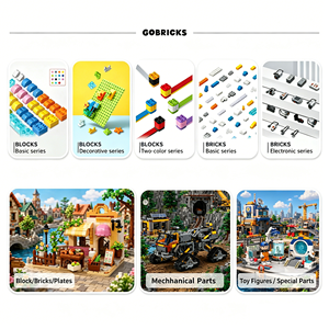 Gobricks GDS-2200 – Pièces de blocs de construction en plastique en gros – 39262 Demi-coquille <span class=keywords><strong>d</strong></span>'œuf en forme de couronne – Briques en vrac en stock - Product Image 3