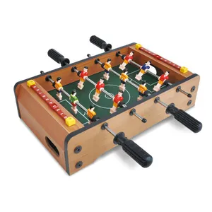 Wholesale indoor mini wooden hand soccer football game table adults kids