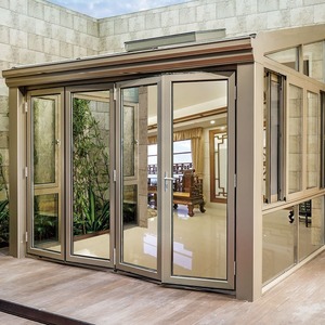 <span class=keywords><strong>Terraza</strong></span> Exterior <span class=keywords><strong>de</strong></span> Aluminio y Vidrio Personalizada <span class=keywords><strong>de</strong></span> Gran Tamaño, Invernadero con Sistema <span class=keywords><strong>de</strong></span> Puertas Corredizas - Product Image 2