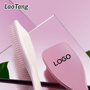 Personalized Hair Plastic Comb Custom Hair Brush Comb Top Selling Detangling Plastic Hair Brush With Handle