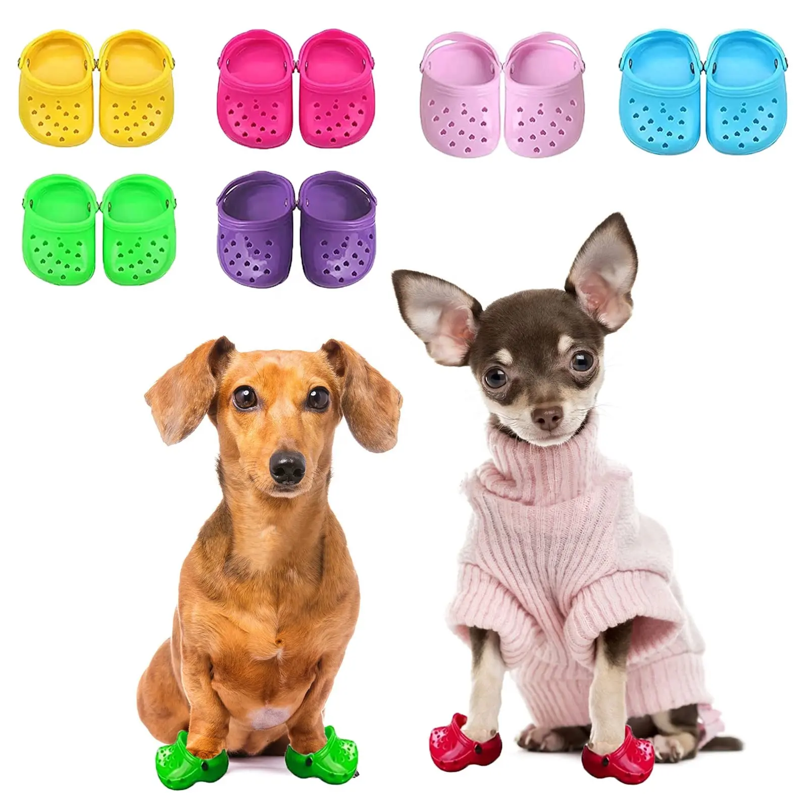 2022 TikTok Hot Selling Pet Dog Shoes Dog Croc Breathable Summer Sandals for Taking Pictures of Dogs