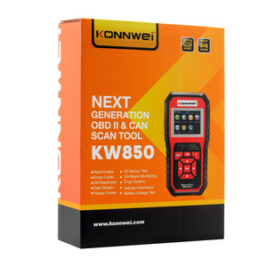 Konnwei nhà máy konwei kw850 <span class=keywords><strong>OBD2</strong></span>/EOBD phổ Máy quét xe động cơ phân tích công cụ chẩn đoán - Product Image 1