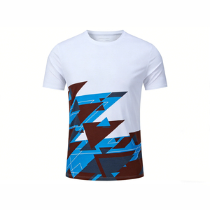 Camiseta Deportiva de Manga Corta Personalizada OEM, Transpirable, de Secado Rápido, de Poliéster Elástico, para Deportes Casuales, Running y Fitness - Product Image 4