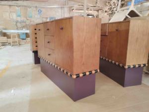 Buffet de cuisine moderne convertible de luxe, armoire de rangement, buffet en <span class=keywords><strong>bois</strong></span> pour meubles de maison - Product Image 4