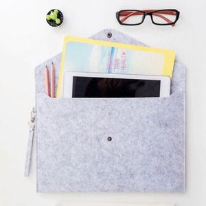 Printed LOGO Felt Envelope <b>Bag</b> with Customizable Size & Color Multi-function Portable <b>Document</b> Storage for Business Use - Product Image 5
