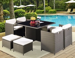 Set da giardino in Rattan impermeabile Henan da <span class=keywords><strong>esterno</strong></span> per mobili da <span class=keywords><strong>esterno</strong></span> per uso soggiorno - Product Image 1