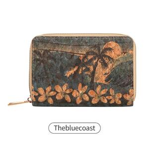High Quality <b>Lady</b> Coin Purse RFID Blocking New Design Luxury Women's <b>Wallet</b> Environmentally Friendly Vegetarian Cork Zipper - Product Image 4