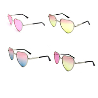 Yana DL-51026 Lunettes de poupée de salon American Girl en forme de cœur de 18 pouces, monture en métal, verres en PC, logo personnalisé tendance, OEM disponible