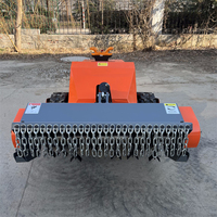 Robot Mini Beroda Rantai 550mm/800mm untuk Kebun Rumah & Pertanian Kecil, Mesin Pemotong Rumput RC