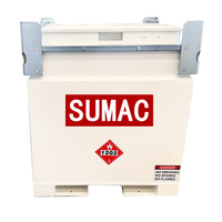 Réservoir de stockage de carburant à double paroi Sumac New IBC1000L, avec remorque pour station-service automobile, certifié UL142, norme américaine/canadienne