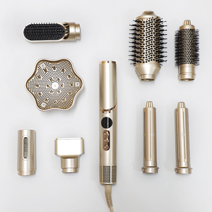 Sèche-cheveux ionique professionnel 7-en-1 à commande de température, puissant et rapide, fabriqué en usine OEM - Product Image 1