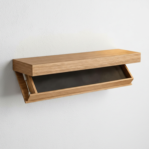 Caja Fuerte Oculta en Estante <span class=keywords><strong>con</strong></span> Cerradura RFID, Caja Fuerte Secreta en Pared, Estante <span class=keywords><strong>Flotante</strong></span> <span class=keywords><strong>con</strong></span> Almacenamiento <span class=keywords><strong>Oculto</strong></span>, Cajón para Objetos de Valor y Seguridad en el Hogar - Product Image 1
