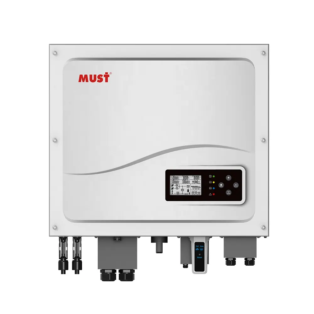 Multifonctionnel MUST Energy High PV MPPT Voltage 450V 5KW 8Kw Hybrid ON Off Grid PH1100 Onduleur solaire avec Wifi en option