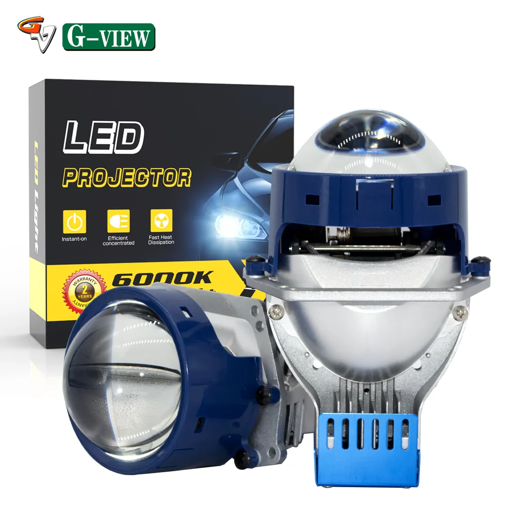Gview G17 OEM ODM 12V hidミニレンズy7aes-lente proyector de bi-ledユニバーサルbi ledプロジェクター