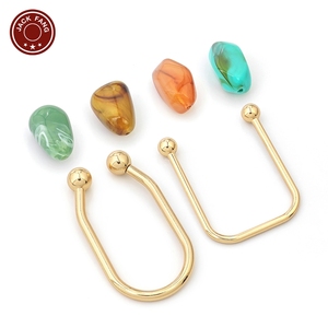 Conector de bikini, herrajes para trajes de baño, hebilla de forma irregular, decoración metálica personalizada para vestidos de mujer, cuentas, hebilla de anillo M U - Product Image 3