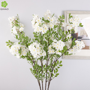 Xiaomei <b>Artificial</b> Plum Blossom Single <b>Stem</b> Plastic Silk Flower High Simulation Home Decor Spring Decoration - Product Image 5