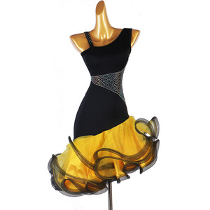 Nouvelle Arrivée 2026 – Robe de <span class=keywords><strong>Danse</strong></span> Latine pour Femme, Costume de Spectacle Rumba Cha-Cha Style Tournoi de Toros, Jupe Ample, <span class=keywords><strong>Jive</strong></span>, <span class=keywords><strong>Danse</strong></span> de Société - Product Image 5