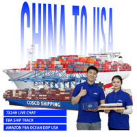 Agent d'expédition Amazon FBA pour acheteurs en entrepôt Chine-USA, fret maritime multi-SKUs DDP DDU LCL FCL, taxes payées, réapprovisionnement de fret, dédouanement