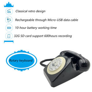 هاتف عتيق قابل للتخصيص كسجل صوتي للضيوف في حفلات الزفاف والمناسبات - Product Image 4