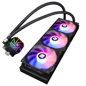 ชุดระบายความร้อนซีพียู Thermalright AQUA 360 BLACK V3 ARGB พร้อมพัดลม PWM สามตัว ความเร็ว 1500RPM สำหรับ LGA1700 AM5 ซีรีส์ V3  ออกแบบมาเพื่อประสิทธิภาพสูงสุด - Product Image 6