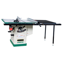Scie circulaire à bois de précision STR H9850, machine à découper les panneaux, scie à table coulissante portable pour le travail du bois
