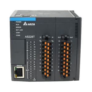 Mt-Delta AS228T-A ซีพียู PLC แบบโมดูลขนาดกะทัดรัด, 16 DI + 12 NPN ทรานซิสเตอร์ DO, 32-บิต SoC, 64k สเต็ปส์, อีเธอร์เน็ต+RS-485+USB+CANopen - Product Image 1