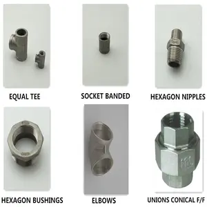 Hot Sale Stainless Steel Threaded Lateral Tee Elbow Tee Reducer Pipe Fitting