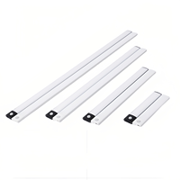 Gran oferta, luces LED regulables para armario, 5V, recargable por USB, Sensor de movimiento, lámpara de noche, armario de cocina, luz de armario de aluminio