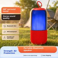 BT2675, Speaker Nirkabel Portabel, Speaker Luar Ruangan BT V6.0 dengan RGB, TWS, Mendukung Kartu TF, Panggilan Bebas Genggam untuk Rumah dan Luar Ruangan