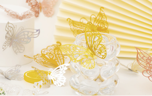 עוגה לקשט ציוד חם מכירת עיצובים מרובים 3D נייר יפה פרפר עוגת קישוט טופר - Product Image 2