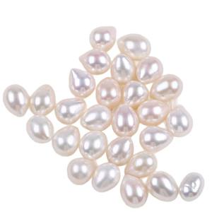 Perles d'eau douce en forme de riz de 9 à 9,5 mm en gros de Zhuji, perles naturelles en vrac pour matériaux de bricolage, perles de riz en forme de grain - Product Image 4