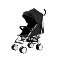 Poussette bébé pliable légère, compacte, pour voyage en avion, facile à transporter