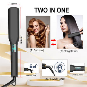 Nouveau <span class=keywords><strong>produit</strong></span> personnalisé Planchas Para Cabello fer plat <span class=keywords><strong>pas</strong></span> <span class=keywords><strong>cher</strong></span> Salon <span class=keywords><strong>professionnel</strong></span> puissant rapide fer à lisser les cheveux fer à cheveux - Product Image 4