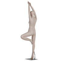 Maniquí Deportivo de Cuerpo Completo, Maniquí Femenino para Yoga, Modelos para Exhibición en Vitrinas
