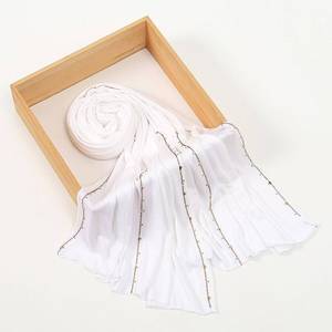 حجاب جيرسي عالي الجودة مع أحجار لامعة، شال متألق للنساء المسلمات، الأكثر مبيعًا - Product Image 3